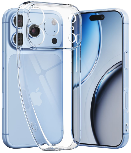 Etui na Apple iPhone 18 Pro Max / 17 Pro Max, Tech-Protect, Flexair z ochroną ekranu, przezroczyste