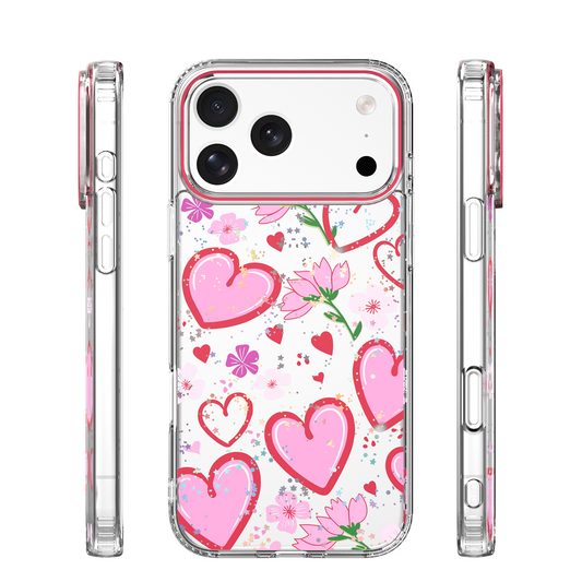 Etui na Apple iPhone 15 Pro, OEM, Ultra Trendy Love 1, wielokolorowe