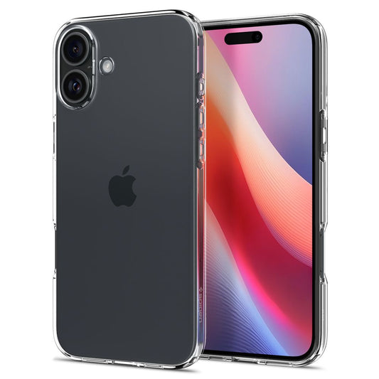 Etui do Apple iPhone 16 Plus, Spigen, ciekłokrystaliczne, przezroczyste ACS08064