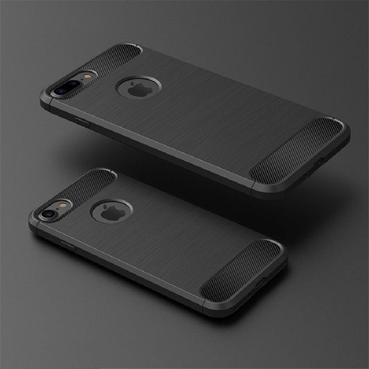 Etui na Apple iPhone 8 / 7, Techsuit, Carbon, Czarny