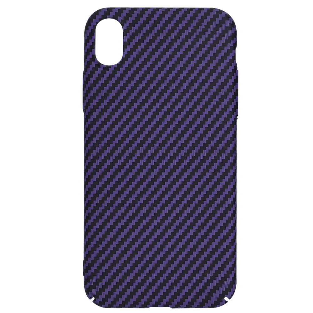 Etui na Apple iPhone XR, Techsuit, Carbonite FiberShell, Fioletowy