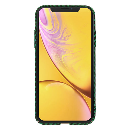 Etui na Apple iPhone XR, Techsuit, Carbonite FiberShell, Zielony