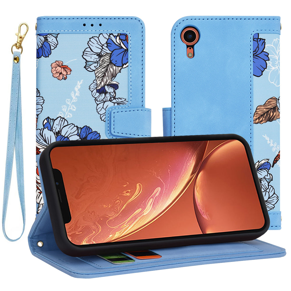 Etui na Apple iPhone XR, Techsuit, FlipCraft, Niebieski