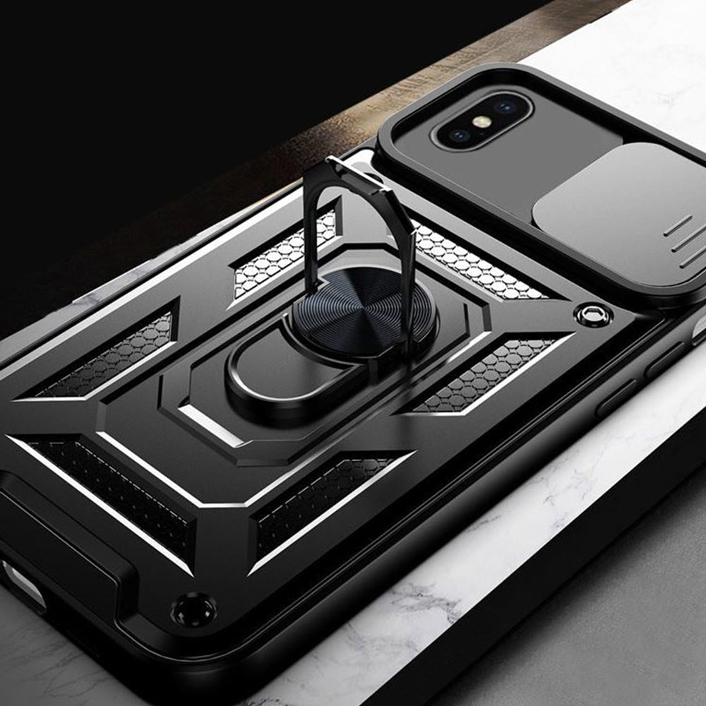 Etui na Apple iPhone XS Max, Techsuit, CamShield, Zielony