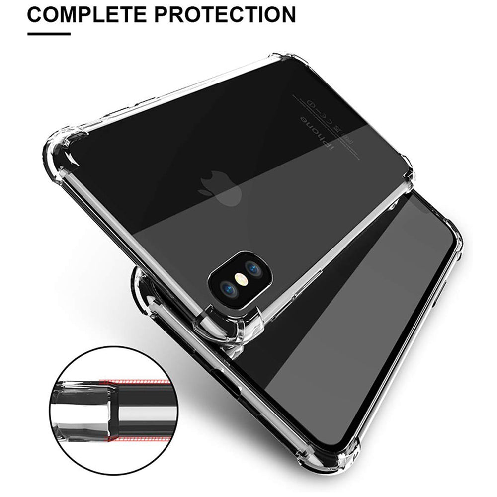 Etui na Apple iPhone XS / X, Techsuit, Shockproof Clear, Przezroczyste