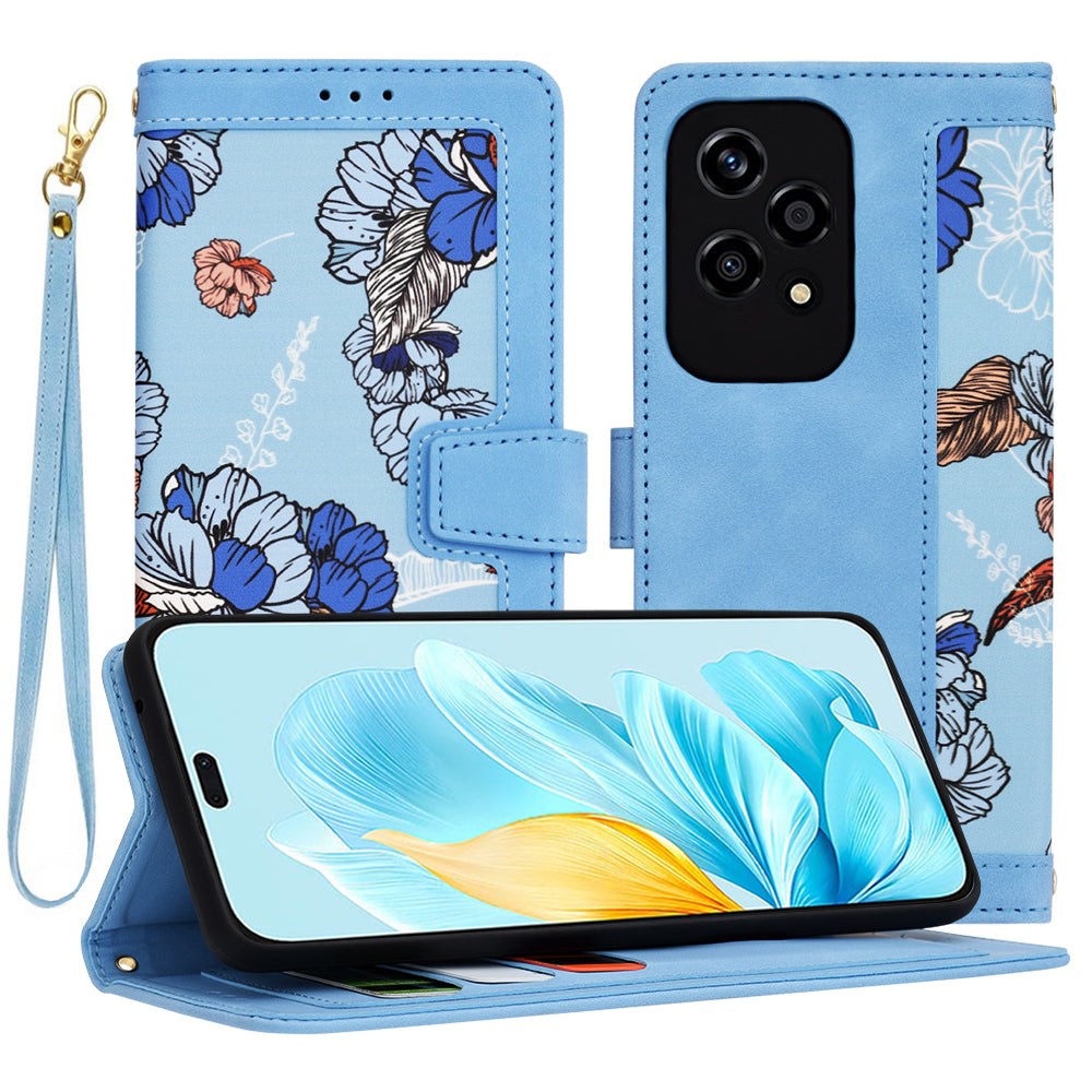 Etui na Honor 200 Lite, Techsuit, FlipCraft, Niebieski