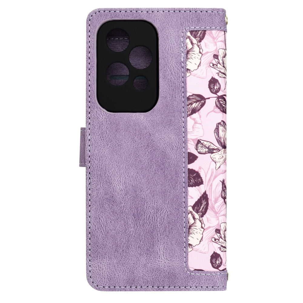 Etui na Honor 200 Lite, Techsuit, FlipCraft, Fioletowy