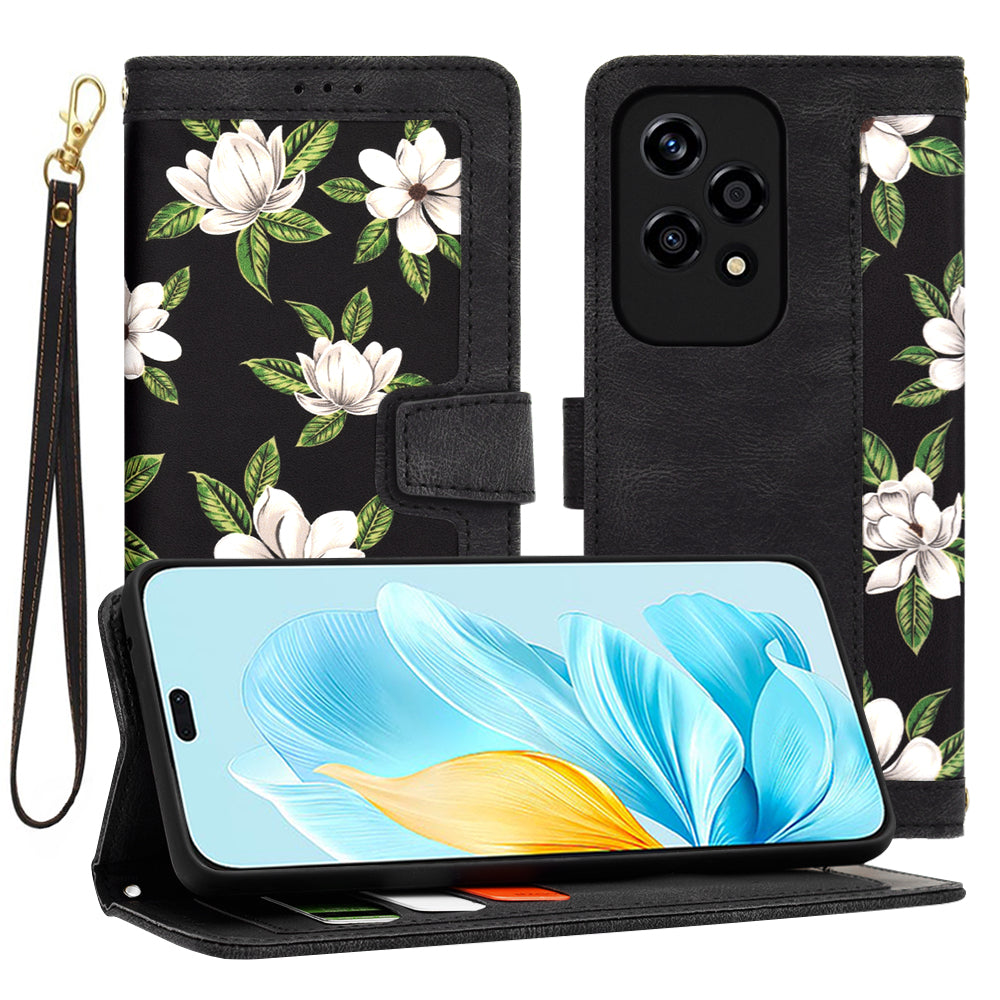 Etui na Honor 200 Lite, Techsuit, FlipCraft, czarne
