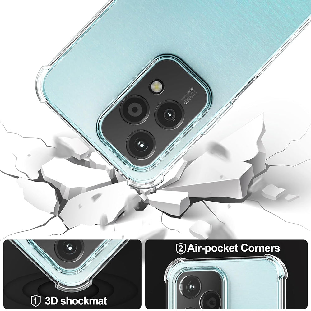 Etui na Honor 200 Lite, Techsuit, Shockproof Clear, Przezroczyste