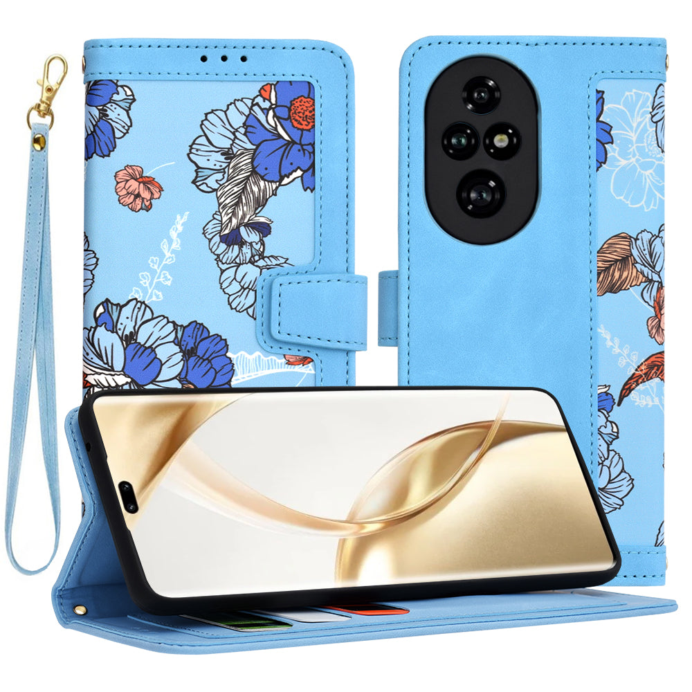 Etui na Honor 200 Pro, Techsuit, FlipCraft, Niebieski
