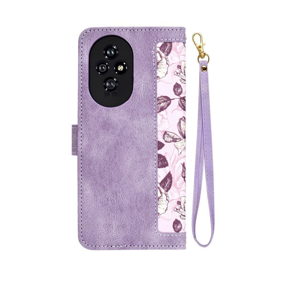 Etui na Honor 200, Techsuit, FlipCraft, Fioletowy