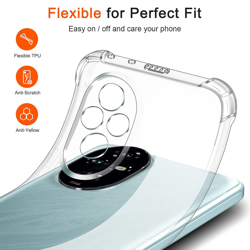 Etui na Honor 200, Techsuit, Shockproof Clear, Przezroczyste