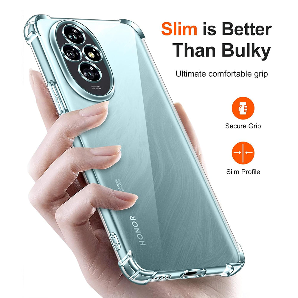 Etui na Honor 200, Techsuit, Shockproof Clear, Przezroczyste