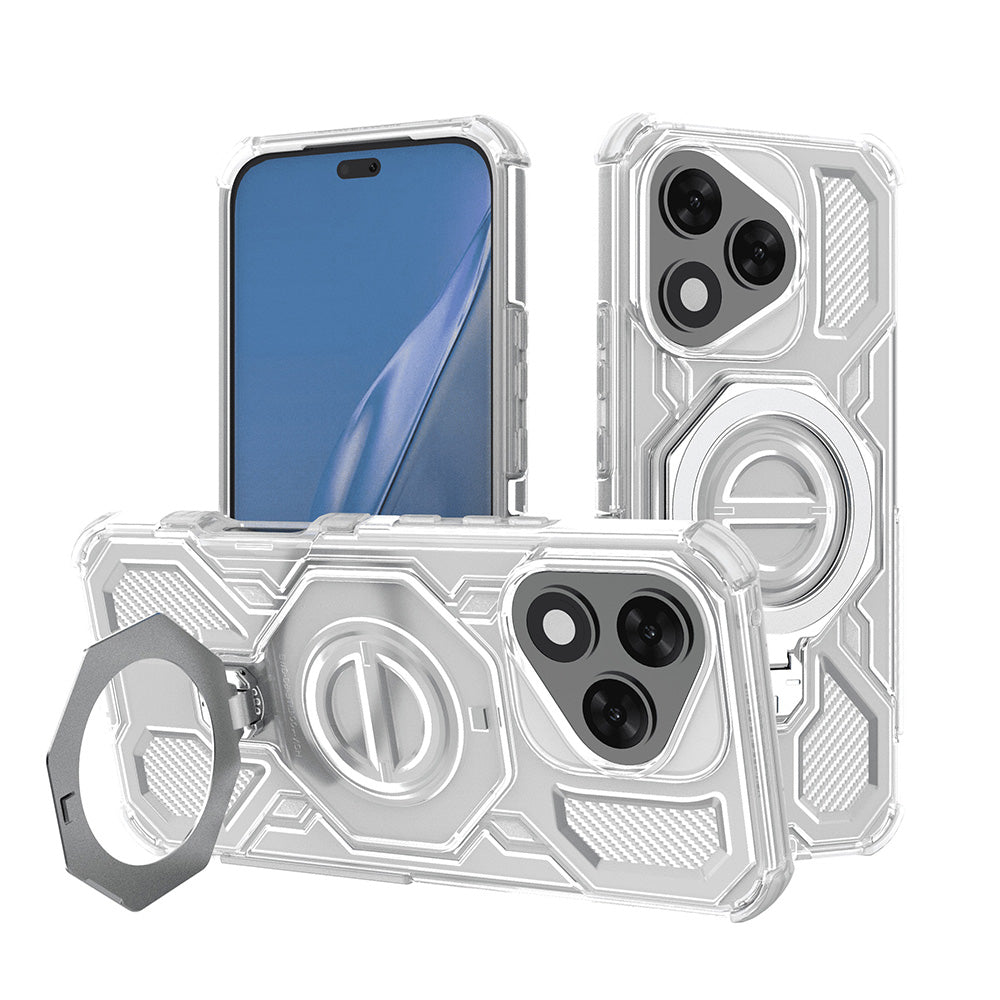 Etui do Honor 400 Lite, Techsuit, Carbon Shield Pro, Białe