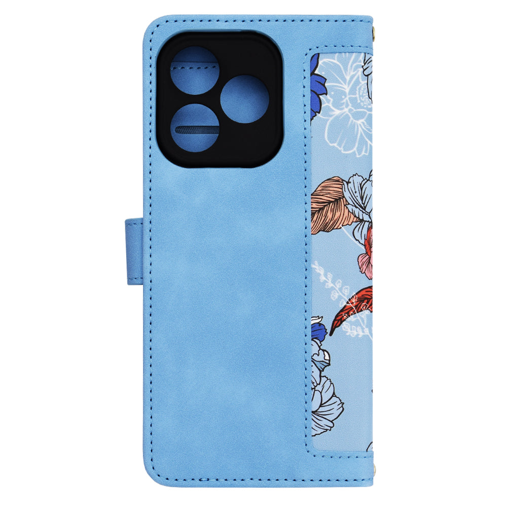 Etui na Honor 400 Lite, Techsuit, FlipCraft, Niebieski