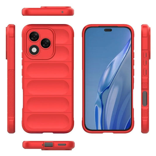 Etui na Honor 400 Lite, Techsuit, Magic Shield, Czerwony