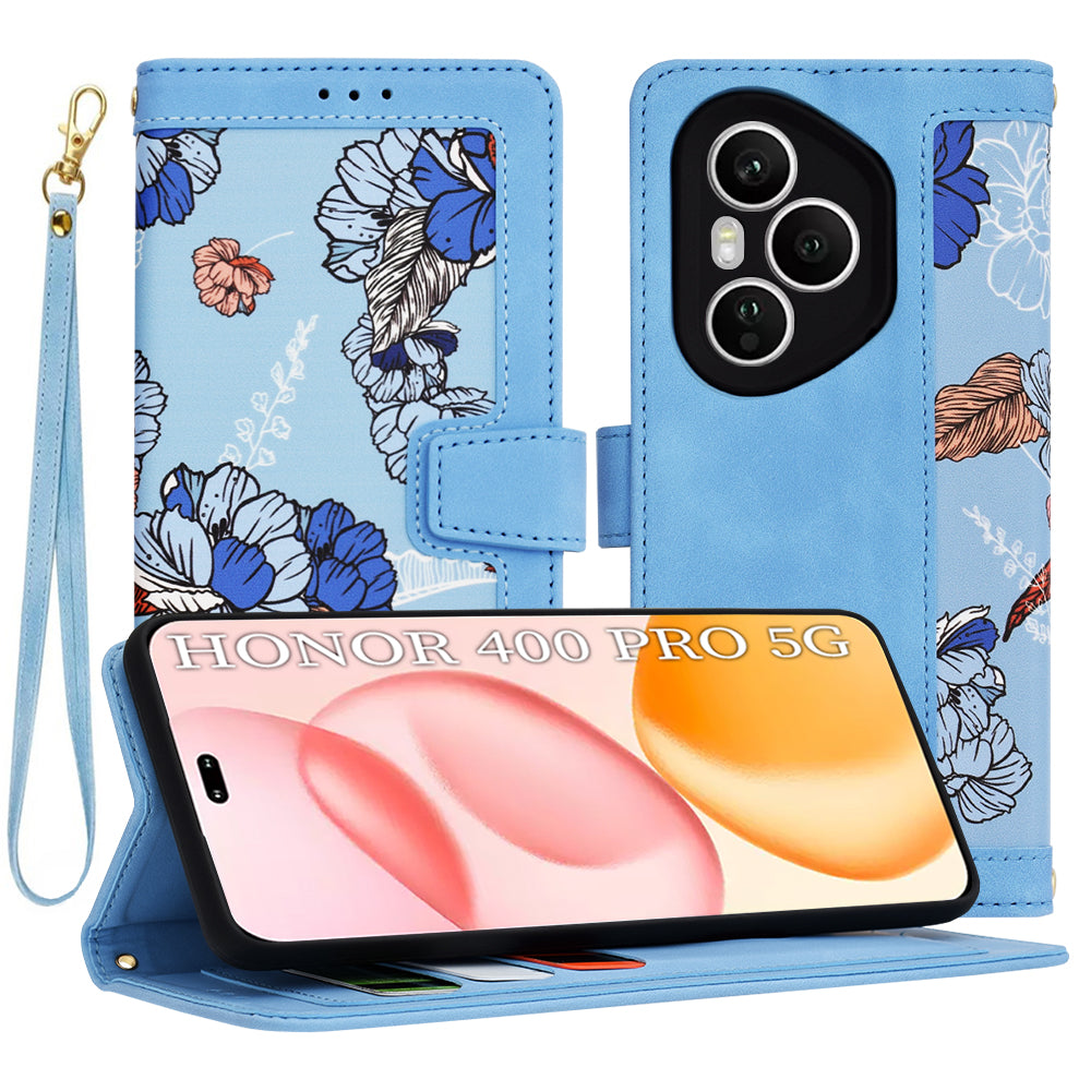 Etui na Honor 400 Pro, Techsuit, FlipCraft, Niebieski