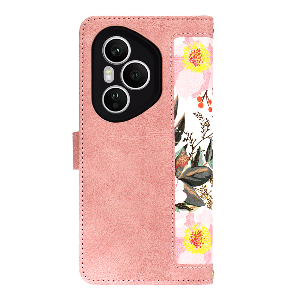 Etui na Honor 400 Pro, Techsuit, FlipCraft, różowe