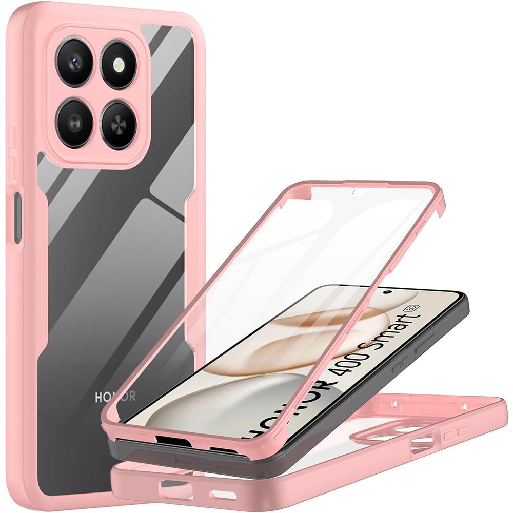 Etui na Honor 400 Smart 4G / X7d 4G / 400 Smart 5G, Techsuit, ColorVerse 360, Różowy