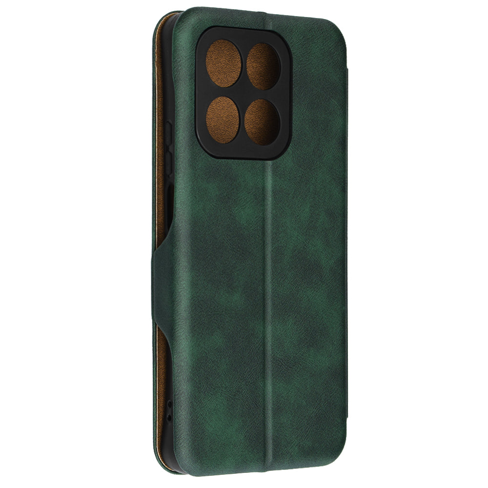 Case for Honor 400 Smart 4G / X7d 4G / 400 Smart 5G, Techsuit, Safe Wallet Plus, Green