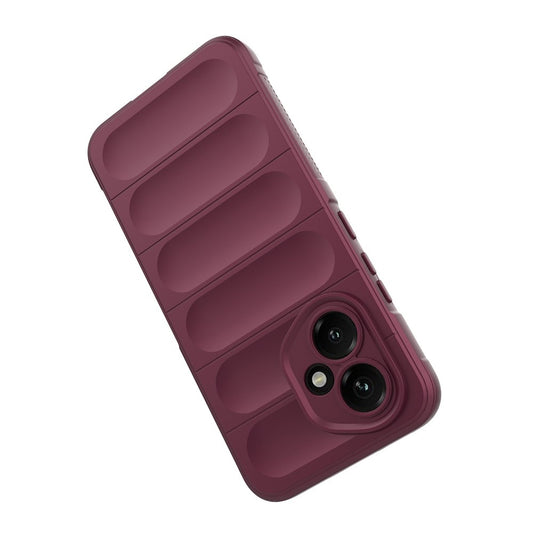 Etui na Honor 400, Techsuit, Magic Shield, Wiśniowy