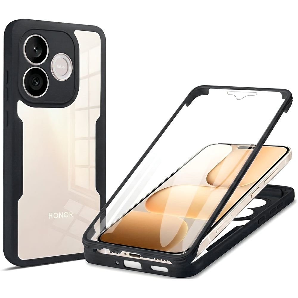 Etui na Honor 600 Lite, Techsuit, ColorVerse 360, Czarne