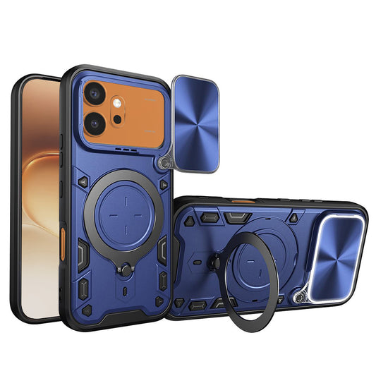 Etui na Honor 600 Pro / 600, Techsuit, CamGuard Pro, Niebieskie