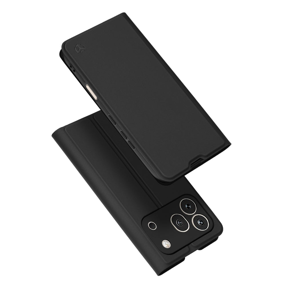 Etui do Honor 600 Pro, Techsuit, Magskin Book, czarne