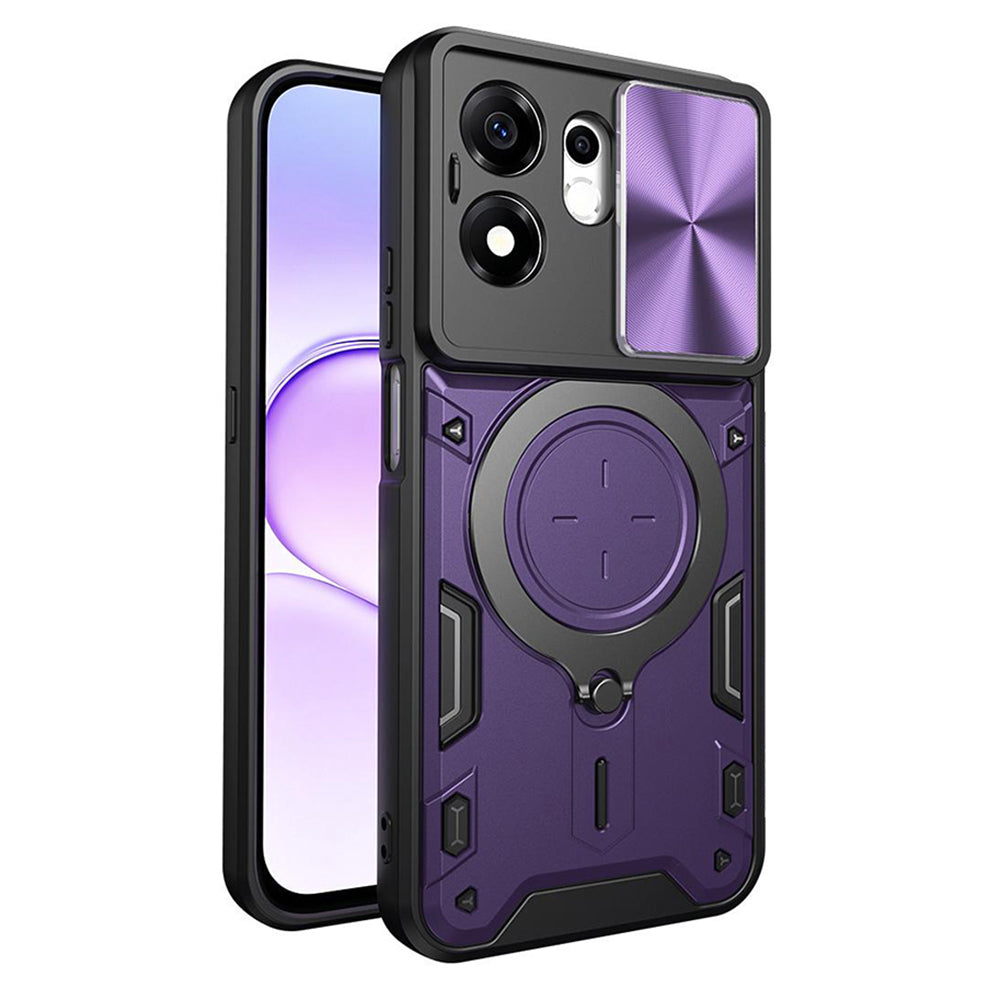 Etui na Honor 600 Smart, Techsuit, CamGuard Pro, Fioletowy