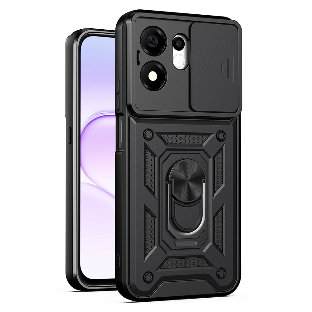 Etui na Honor 600 Smart, Techsuit, CamShield, Czarny