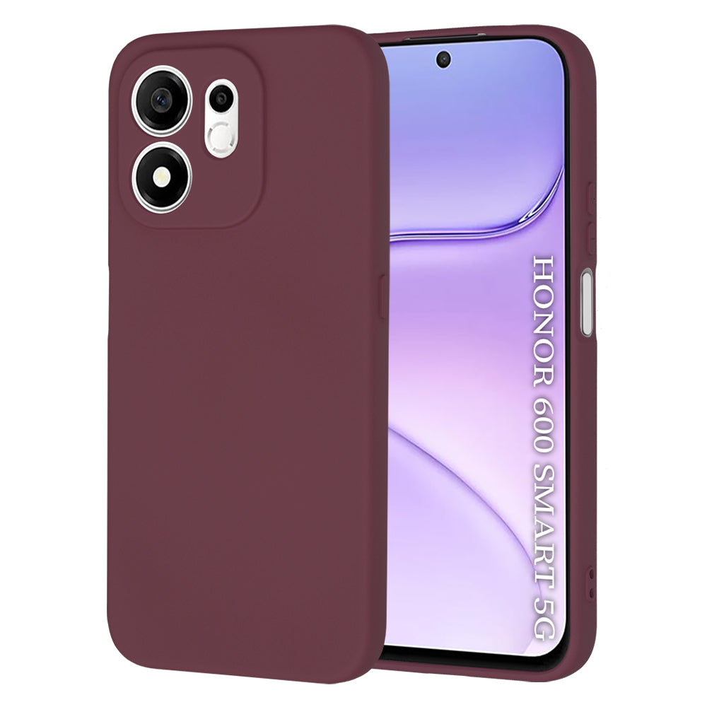 Etui na Honor 600 Smart, Techsuit, SoftFlex, Wiśniowy