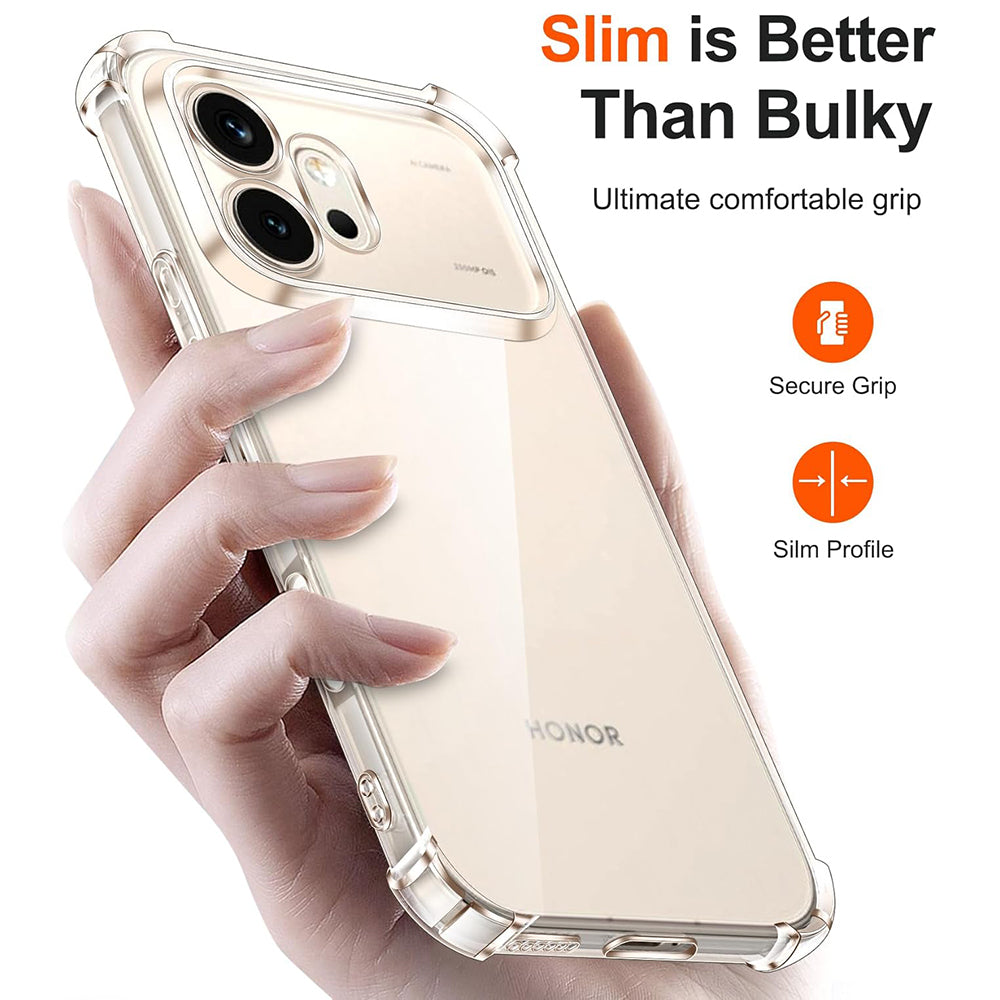 Etui na Honor 600, Techsuit, Shockproof Clear, Przezroczyste