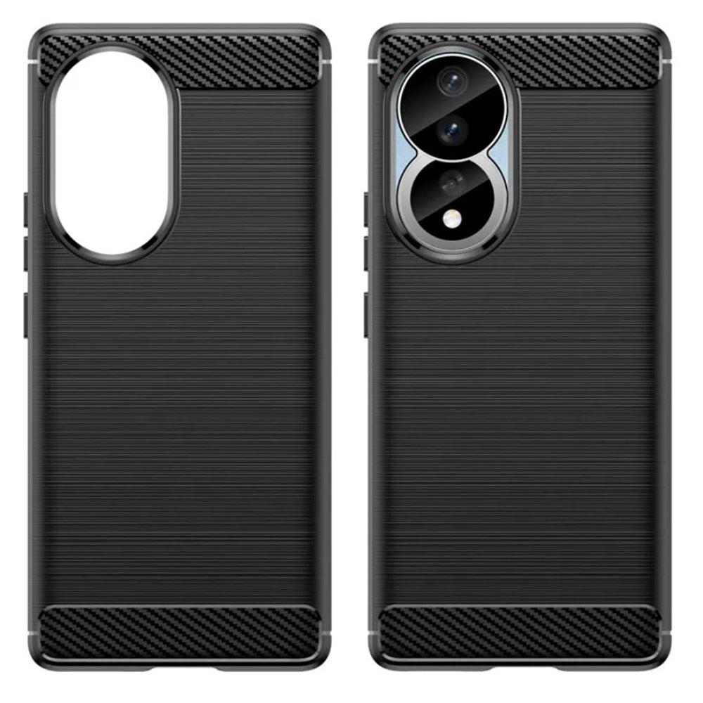 Etui na Honor 90 / 80, Techsuit, Carbon, Czarny