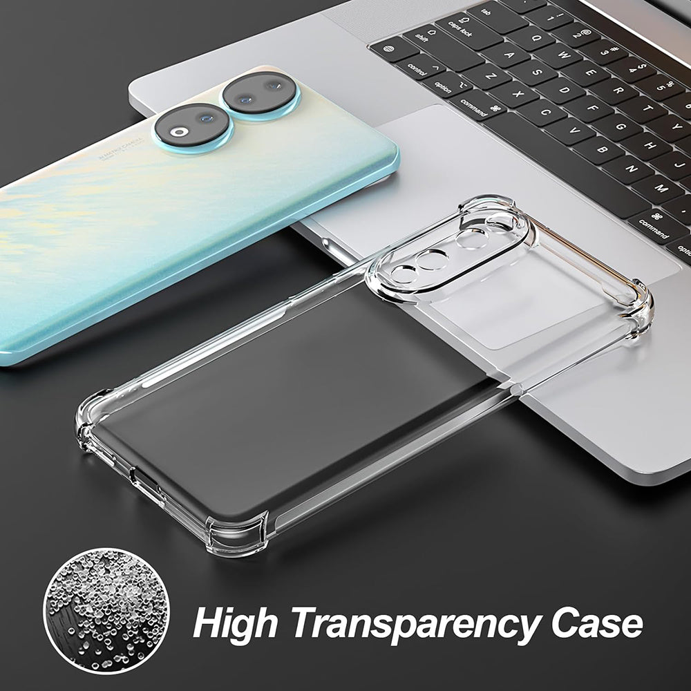 Etui na Honor 90 Pro, Techsuit, Shockproof Clear, Przezroczyste