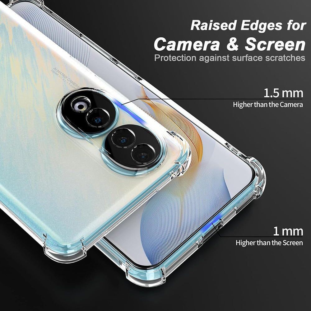 Etui na Honor 90 Pro, Techsuit, Shockproof Clear, Przezroczyste