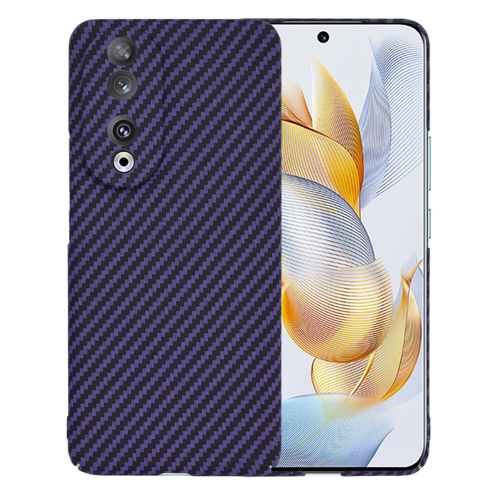 Etui na Honor 90, Techsuit, Carbonite FiberShell, Fioletowy