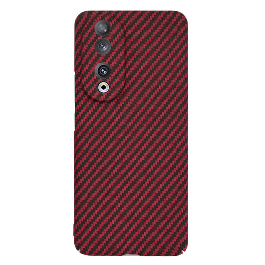 Etui na Honor 90, Techsuit, Carbonite FiberShell, Czerwony