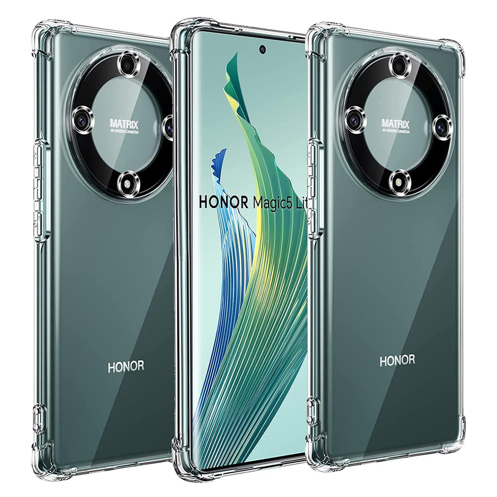 Etui na Honor Magic5 Lite, Techsuit, Shockproof Clear, Przezroczyste