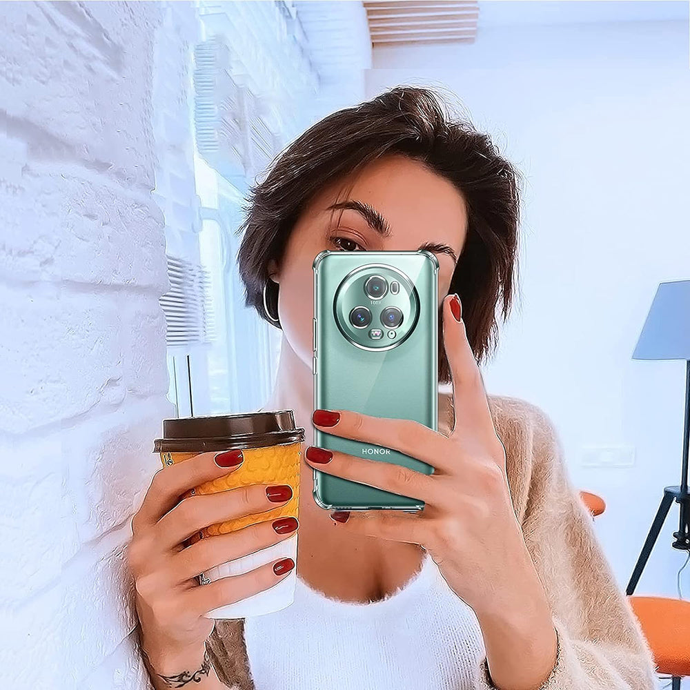 Etui na Honor Magic5 Pro, Techsuit, Shockproof Clear, Przezroczyste