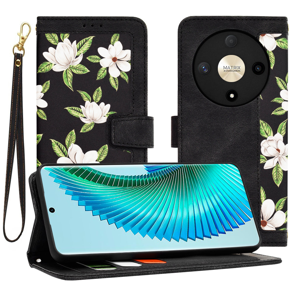 Etui na Honor Magic6 Lite, Techsuit, FlipCraft, czarne