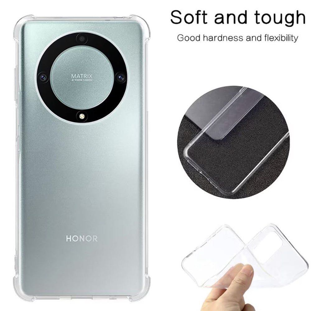 Etui na Honor Magic6 Lite, Techsuit, Shockproof Clear, Przezroczyste