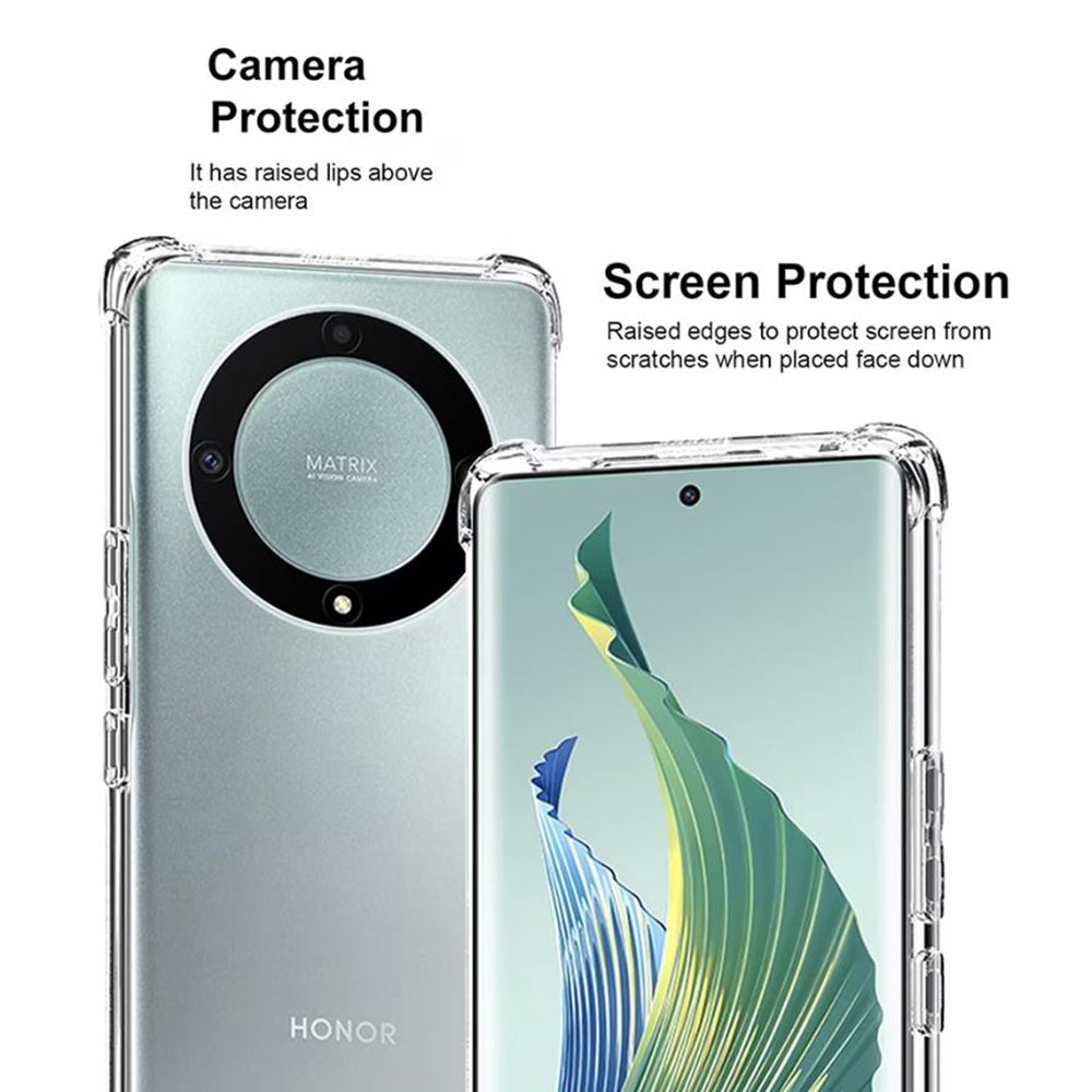 Etui na Honor Magic6 Lite, Techsuit, Shockproof Clear, Przezroczyste