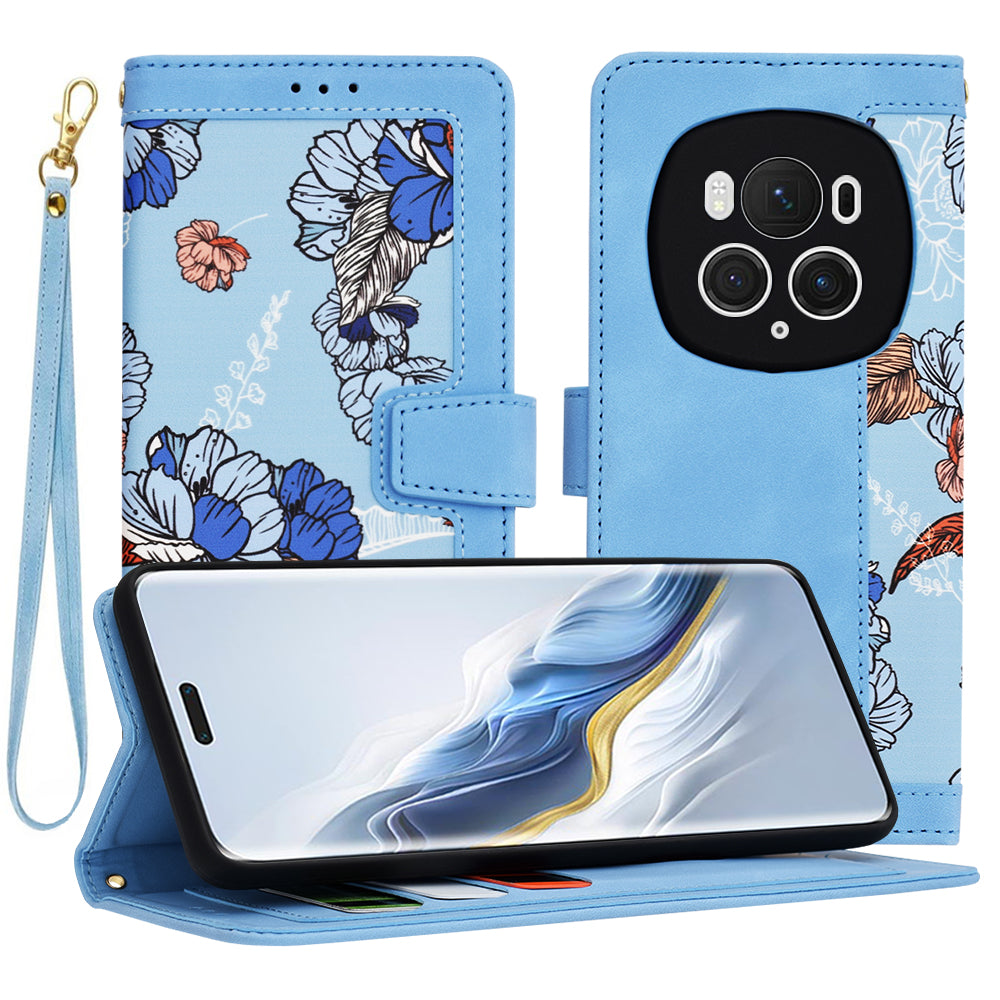Etui na Honor Magic6 Pro, Techsuit, FlipCraft, Niebieski