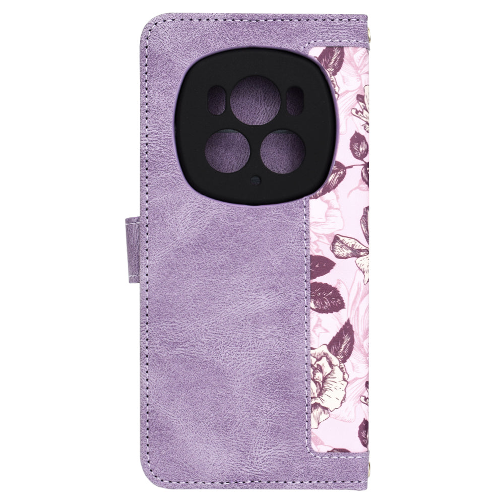 Etui na Honor Magic6 Pro, Techsuit, FlipCraft, Fioletowy