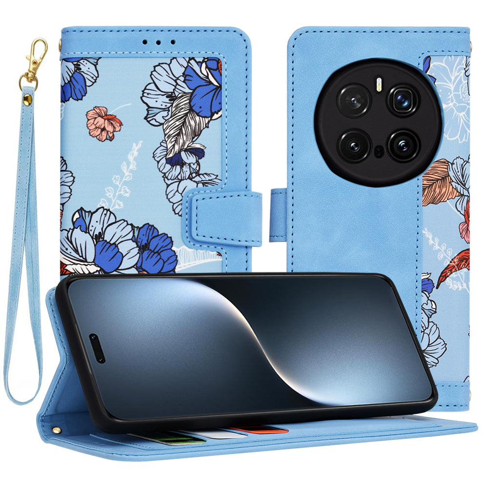 Etui na Honor Magic7 Pro, Techsuit, FlipCraft, Niebieski