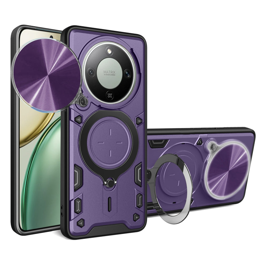 Etui na Honor Magic8 Lite, Techsuit, CamGuard Pro, Fioletowy