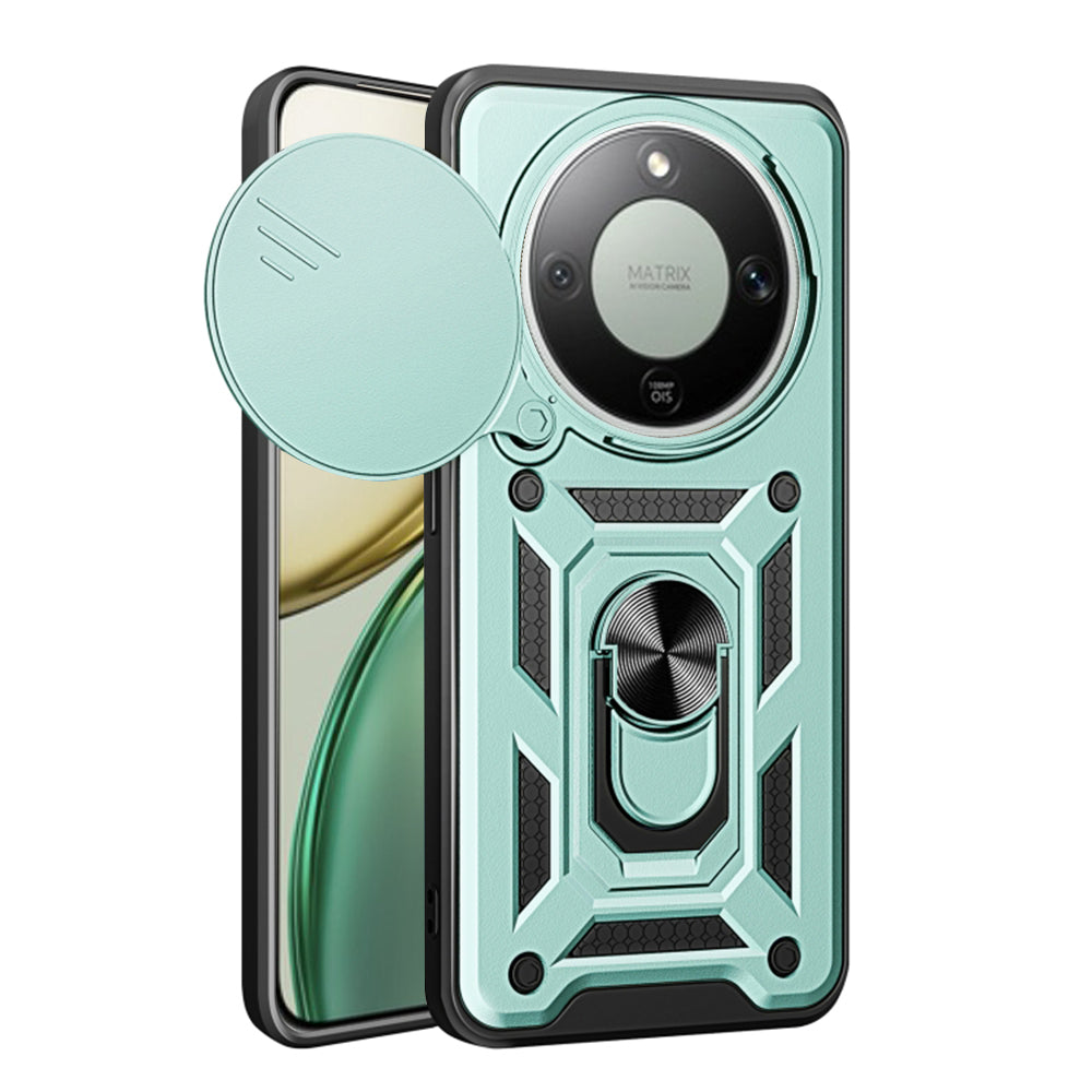 Etui na Honor Magic8 Lite, Techsuit, CamShield, Zielony