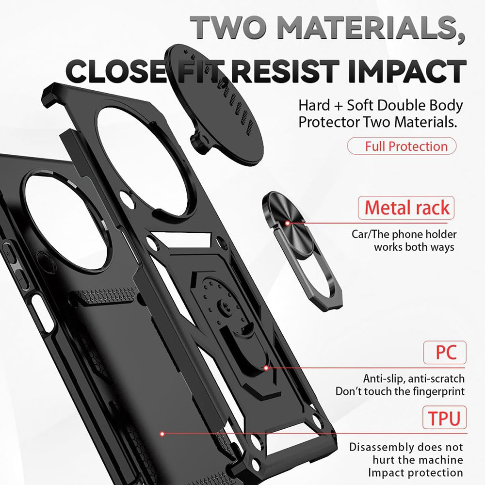 Etui na Honor Magic8 Lite, Techsuit, CamShield, Zielony