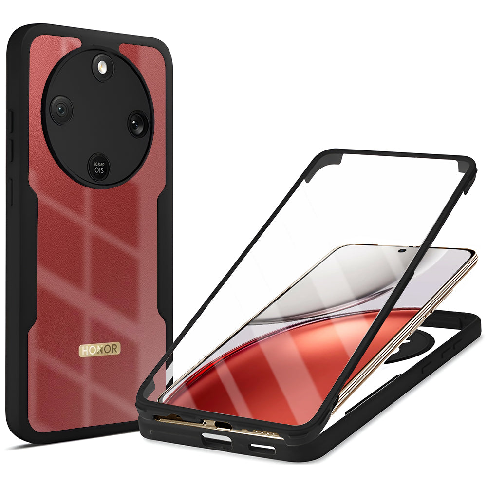Case for Honor Magic8 Lite, Techsuit, ColorVerse 360, Black