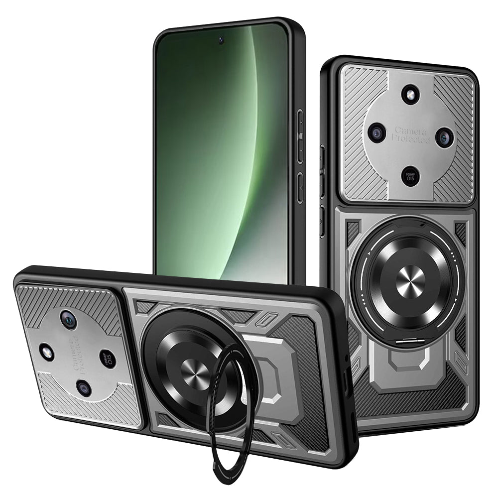 Etui na Honor Magic8 Lite, Techsuit, RuggedCam, Szare